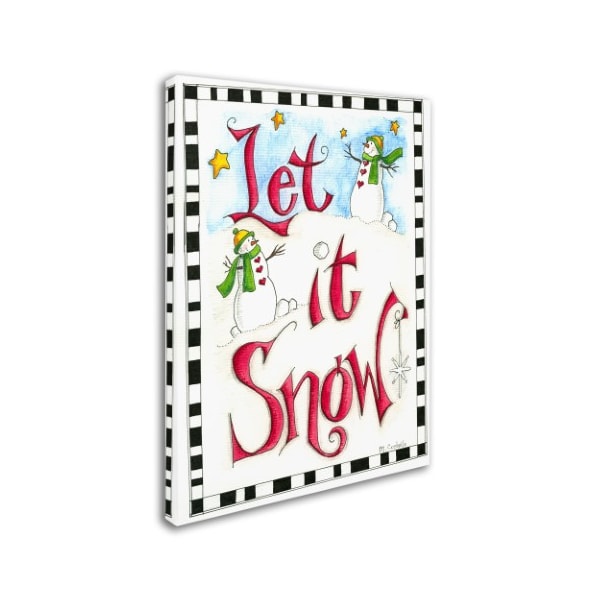 Maureen Lisa Costello 'Let It Snow' Canvas Art,24x32